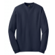 HANES COTTON LS BEEFY T-SHIRT- NAVY
