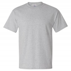HANES COTTON SS BEEFY T-SHIRT- GRAY  (TALL BODY)